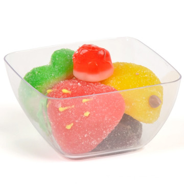 PP/PS Plastic Bowl Disposable Bowl Rounded Square Bowl